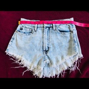 High rise short shorts